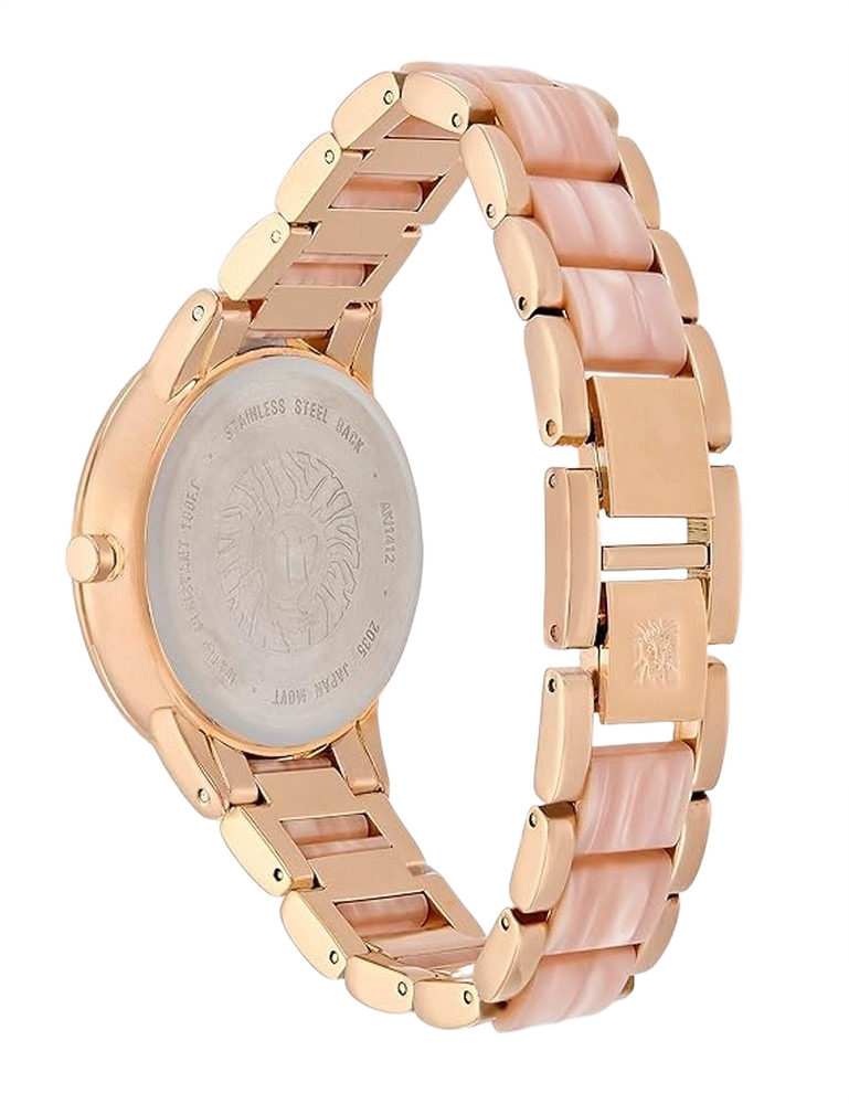 ANNE KLEIN AK 1412PKRG Women Mother of Pearl Dial & Bracelet Style Straps  Watch