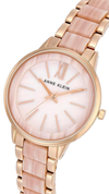 ANNE KLEIN AK 1412PKRG Women Mother of Pearl Dial & Bracelet Style Straps  Watch
