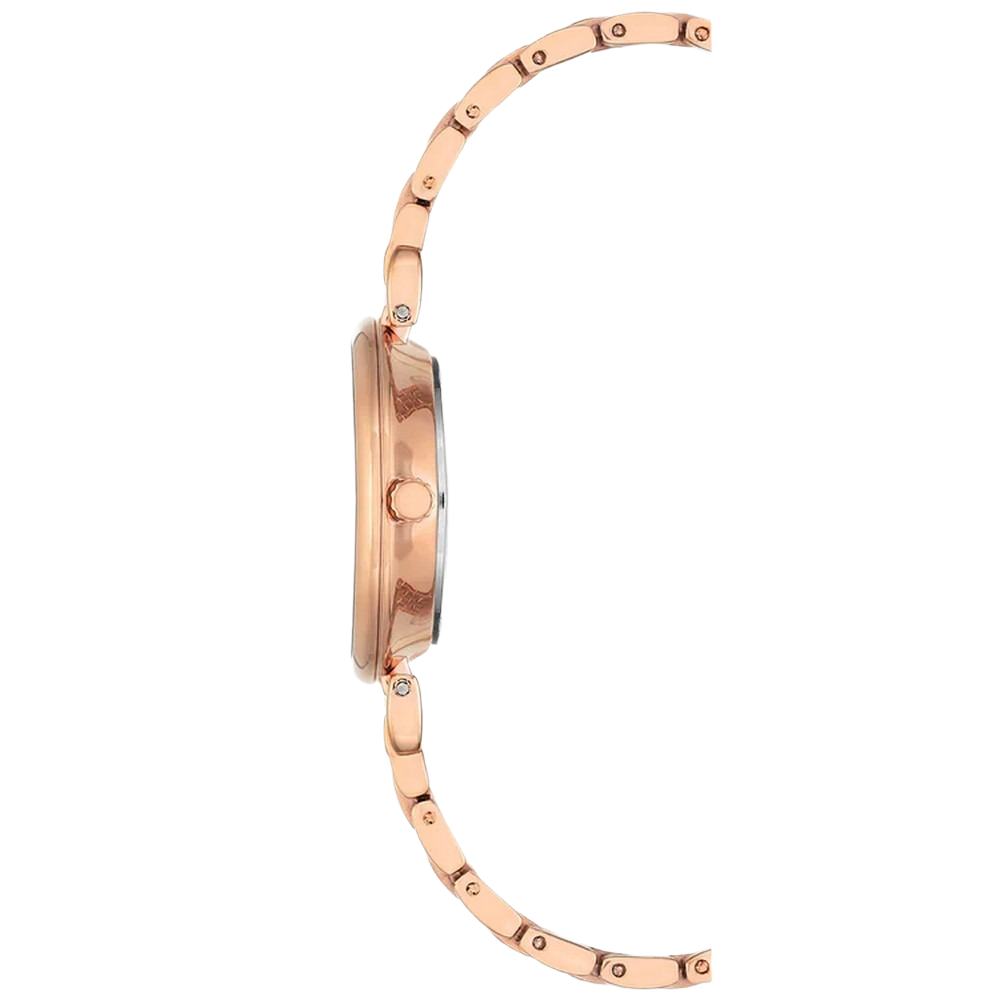 Anne Klein AK/2158RGRG Women's Watch Rose Gold-Tone Bracelet