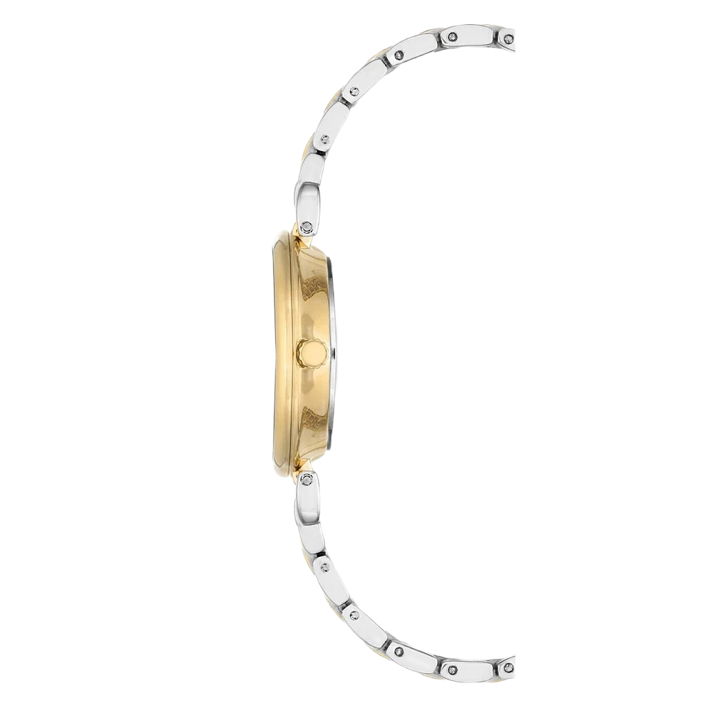 Anne Klein AK/2159NVTT Women's Watch Two-Tone Bracelet