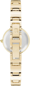 Anne Klein AK/2434BKGB Women's Genuine Diamond Dial Bracelet Watch