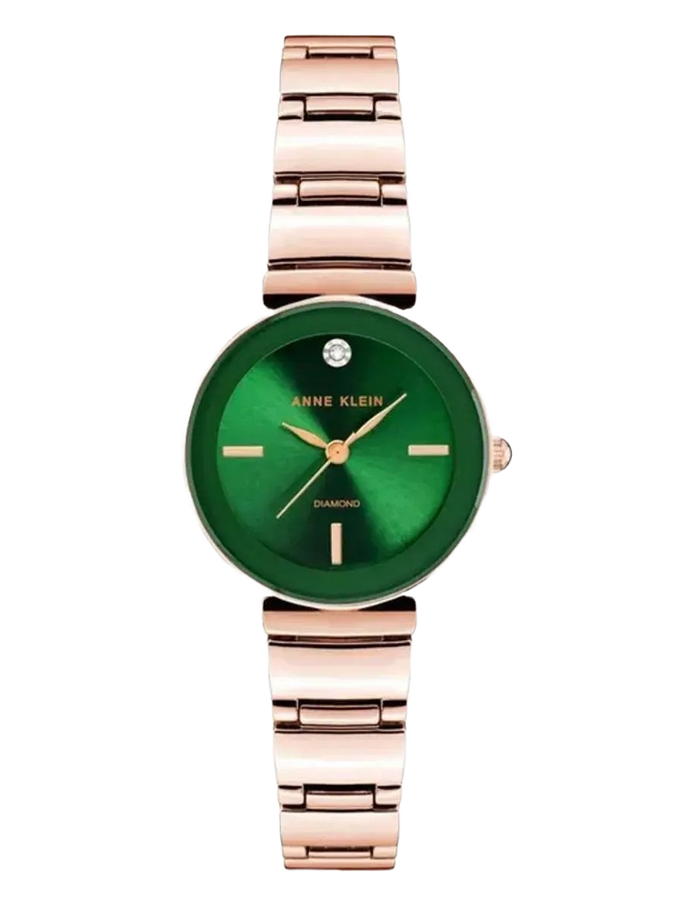 Anne Klein AK/2434GNRG Women's Accented Green Dial Watch