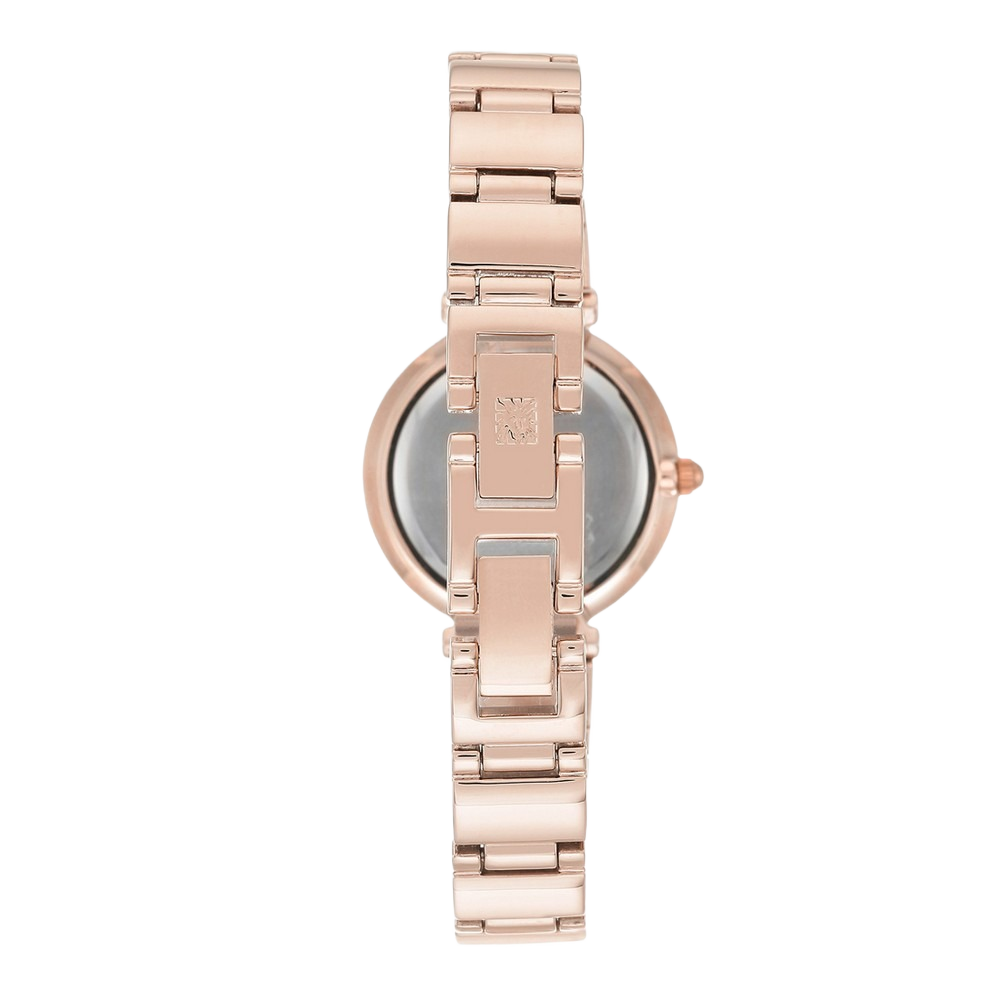 Anne Klein AK-2434RGRG Women's Diamond Accent Rose Bracelet Watch