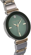Anne Klein AK/2435GNTT Classic Quartz Green Dial Women's Watch
