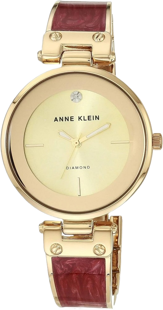 Anne Klein AK/2512BYGB Anne Klein Women's Gold Tone Bracelet Watch Elegant Design