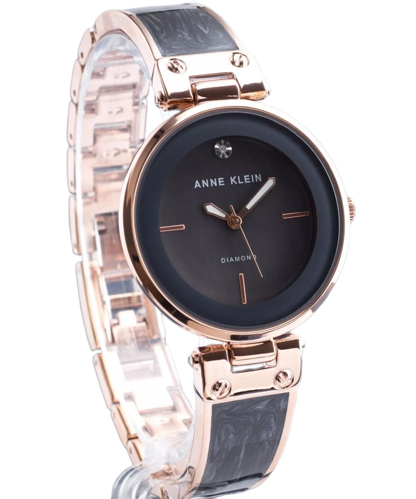 Anne Klein Women's AK-2512GYRG Japanese Quartz Fashion Watch