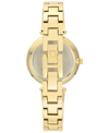 Anne Klein AK/2512NVGB Women's Diamond Accent Gold-Tone and Navy Bracelet Watch