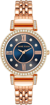 Anne Klein AK/2928GNRG Women's Premium Crystal Accented Bracelet Watch