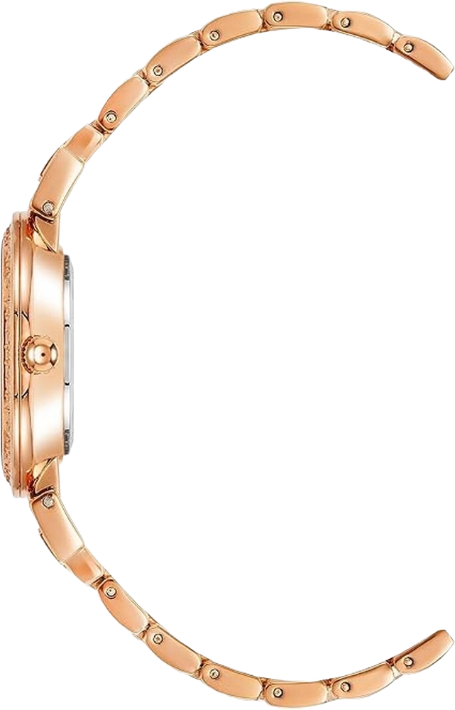 Anne Klein AK/2928GNRG Women's Premium Crystal Accented Bracelet Watch