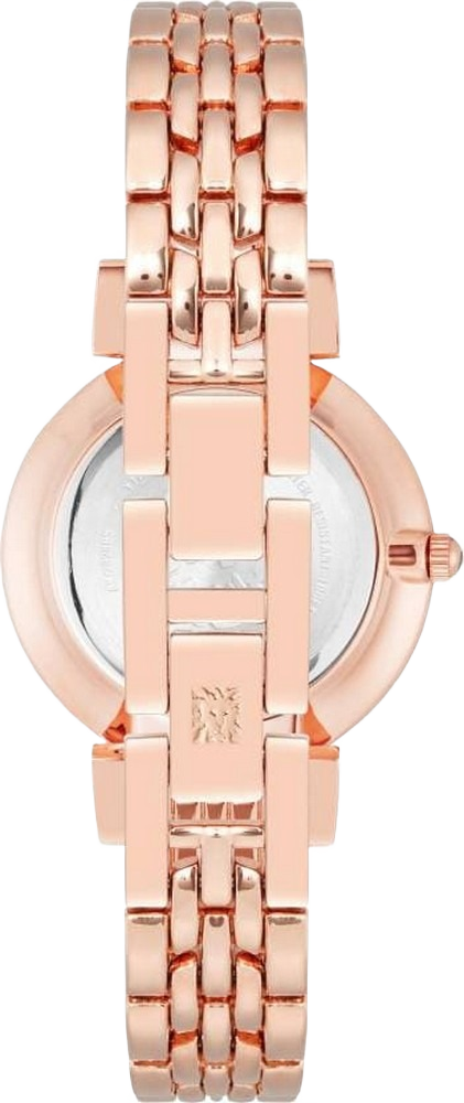 Anne Klein AK/2928TPRG Women's Premium Crystal Accented Bracelet Watch