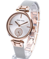Anne Klein AK/3001SVRT Women's Premium Crystal Accented Mesh Bracelet Watch