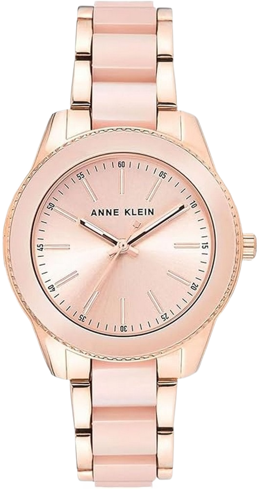 Anne Klein Women's AK/3266TPRG Premium Crystal Accented Ceramic Bracelet Watch