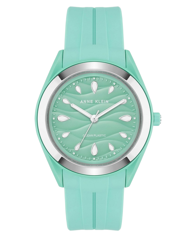 Anne Klein AK/3913SVSG Women's Solar Recycled Ocean Plastic Watch