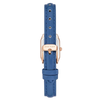Anne Klein AK/3968RGBL Octagon Ladies Leather Watch
