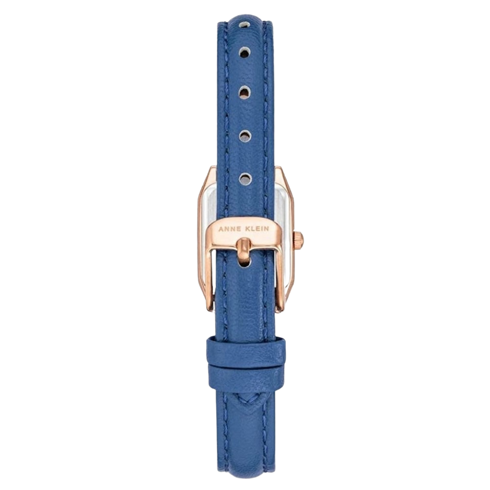 Anne Klein AK/3968RGBL Octagon Ladies Leather Watch