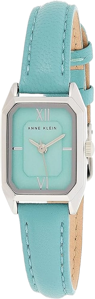 ANNE KLEIN AK/3969AQUA Women's Leather Strap