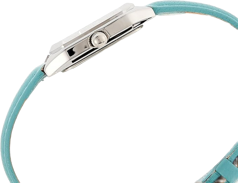 ANNE KLEIN AK/3969AQUA Women's Leather Strap