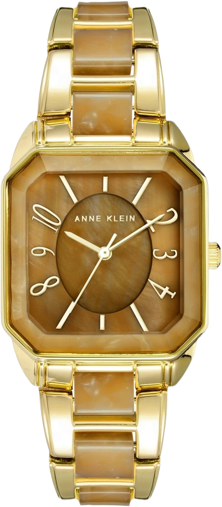 Anne Klein AK/3972GPBN Women's Resin Bracelet Watch