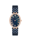 Anne Klein AK-3996RGNV Women's Three-Hand Quartz Navy Ceramic Bracelet Watch