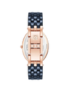Anne Klein AK-3996RGNV Women's Three-Hand Quartz Navy Ceramic Bracelet Watch