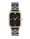Anne Klein AK/4034GPBK Women's Genuine Diamond Dial Ceramic Bracelet Watch