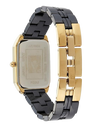 Anne Klein AK/4034GPBK Women's Genuine Diamond Dial Ceramic Bracelet Watch