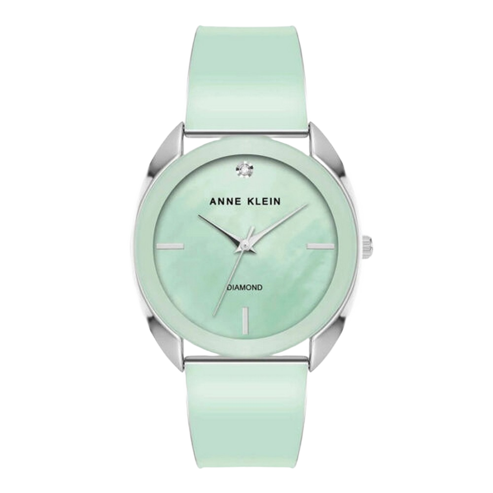 Anne Klein AK/4041MINT Women's Quartz and Mint Green Enamel Watch