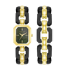 Anne Klein AK/4078BKST Black Dial Analog Quartz Women's Watch