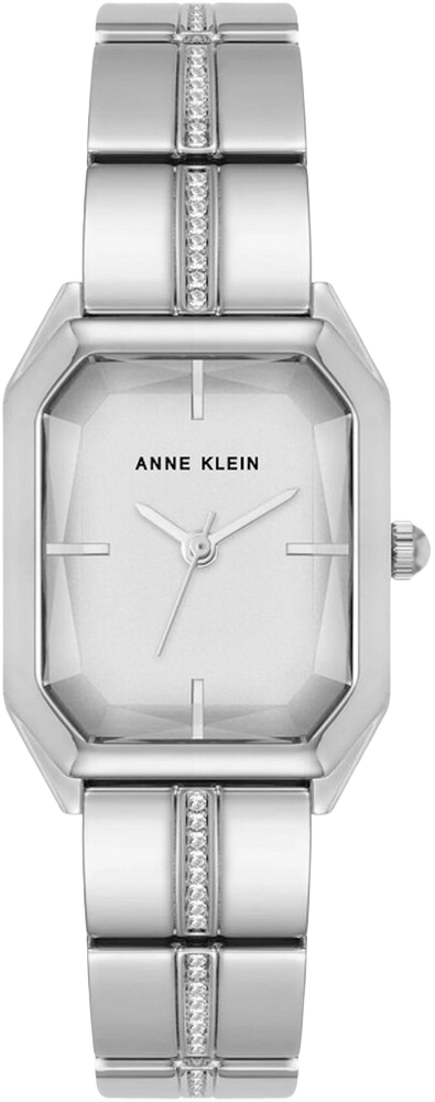 Anne Klein AK/4091SVSV Women's Premium Crystal Accented Bracelet Watch