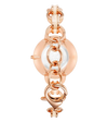 Anne Klein  AK/4092BHRG Women's Rose Gold-Tone & White Enamel Bracelet Watch