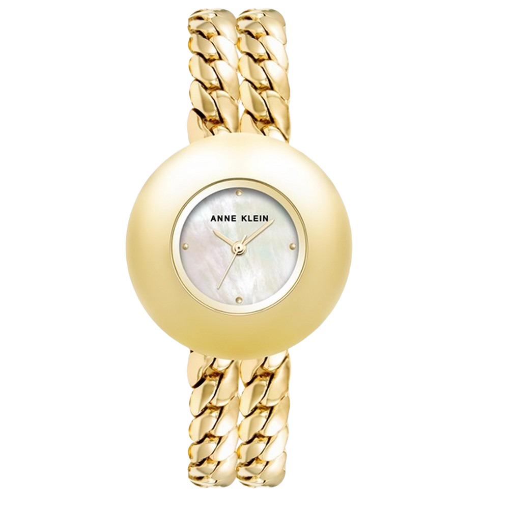 ANNE KLEIN AK/4100MPGB LADIES WATCH STAINLESS YELLOW PVD CASE AND BRACELET