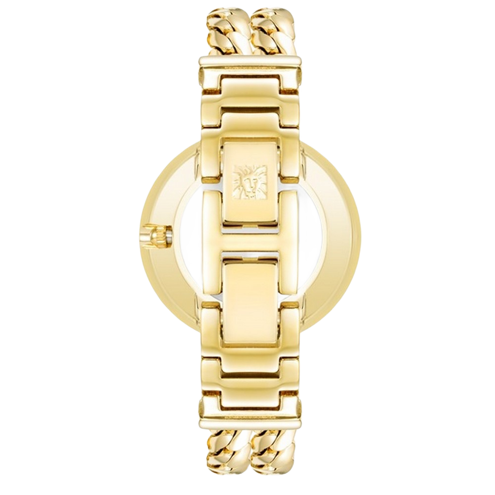 ANNE KLEIN AK/4100MPGB LADIES WATCH STAINLESS YELLOW PVD CASE AND BRACELET