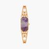 Anne Klein AK/4112AMRG Women's Purple Dial Rose Gold-Tone Alloy Bangle Watch