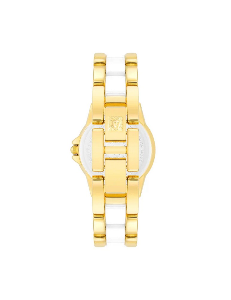 ANNE KLEIN AK/4118WTGB Diamond Accented Ceramic Bracelet Watch
