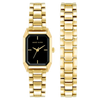 Anne Klein AK/5018GPST Women's Watch and Bracelet Set