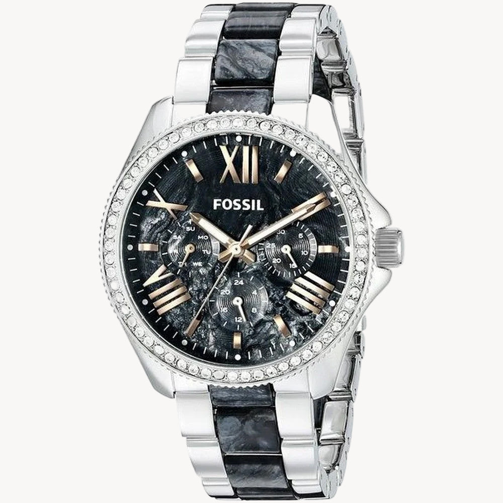 ساعة فوسيل سيسيل كوارتز أنالوج AM4632 للنساء