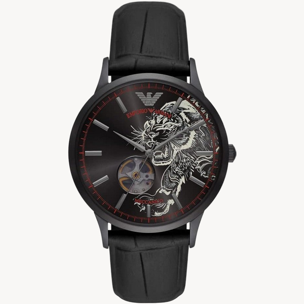 Emporio Armani Watch for Women, 22mm Rectangle Case Quartz Two Hand Movement with Stainless Steel or Leather Strap