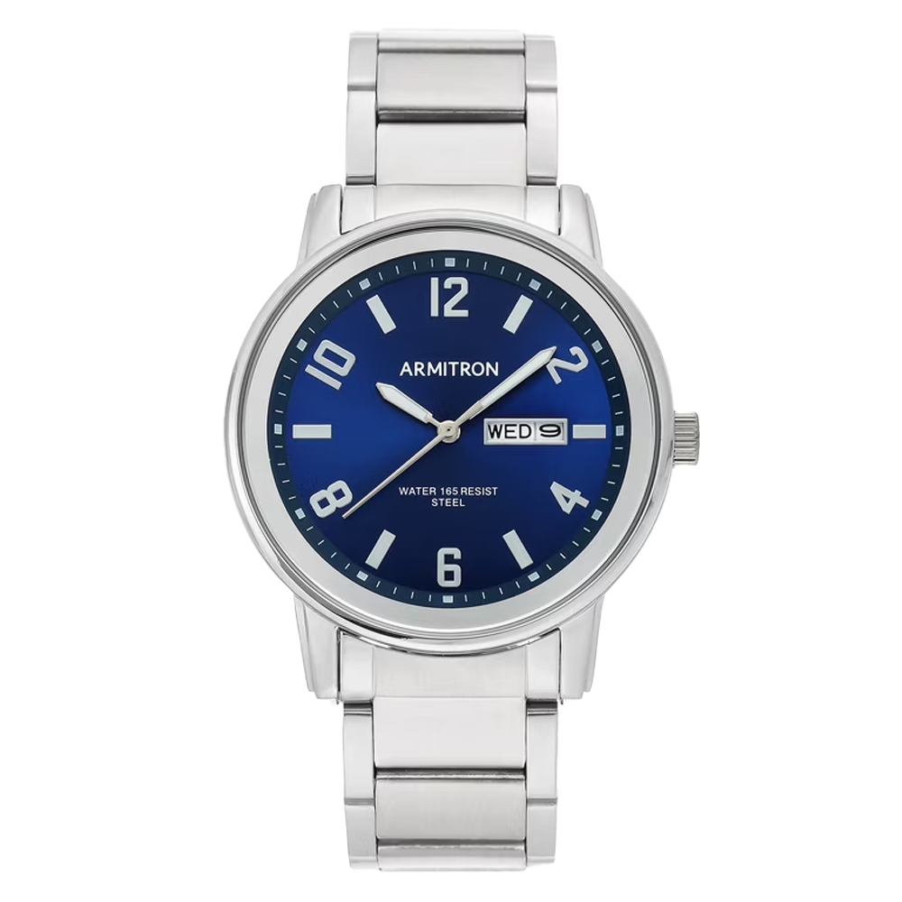 Armitron 20/5835RG Men's Day/Date Function Dial Watch