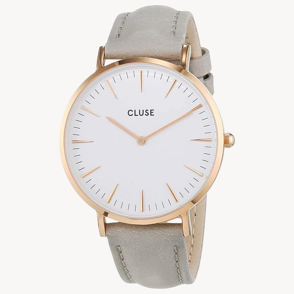 CLUSE CL18015 La Boheme Silver White/Grey Women's Watch Cluse