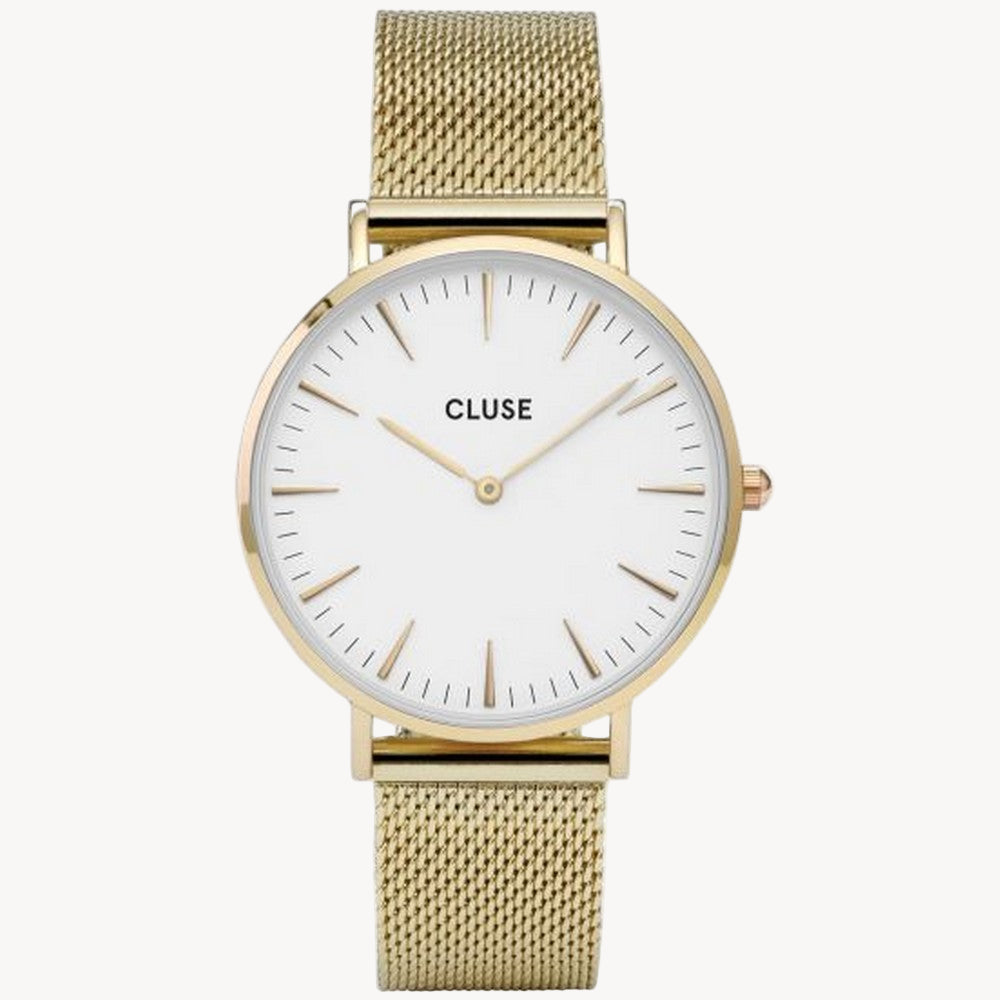 CLUSE CL18109 La Boheme Gold/White Women's Watch Cluse