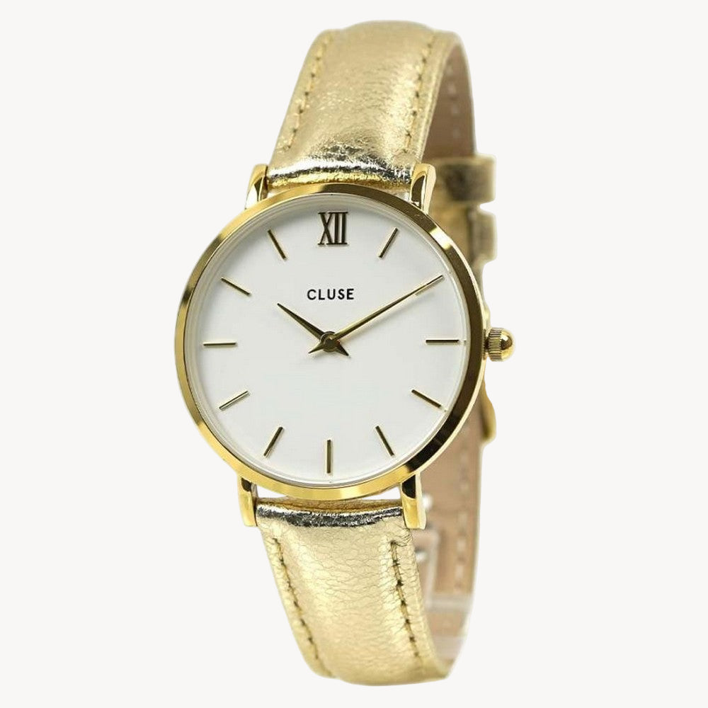 CLUSE CL30036 Minuit Gold White/Gold Metallic Women's watch Cluse