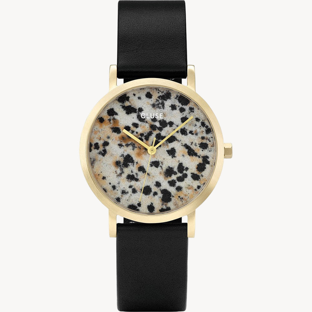 CLUSE CL40105 La Roche Petite Gold Dalmatian/Black Women's Watch Cluse