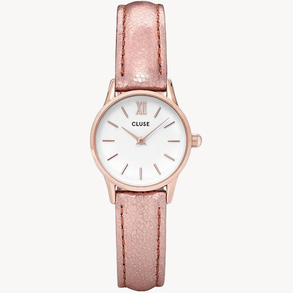 CLUSE CL50020 La Vedette Rose-Tone Leather Women's Watch Cluse