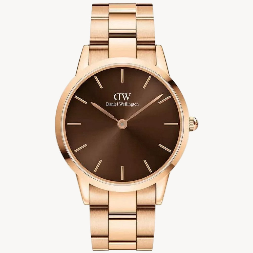 ساعة دانيال ويلينغتون DW00100460 أيقونيك لينك أمبر للسيدات