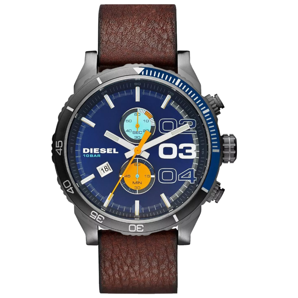ديزل DZ4350 كرونوغراف مزدوج 48 مم أزرق
