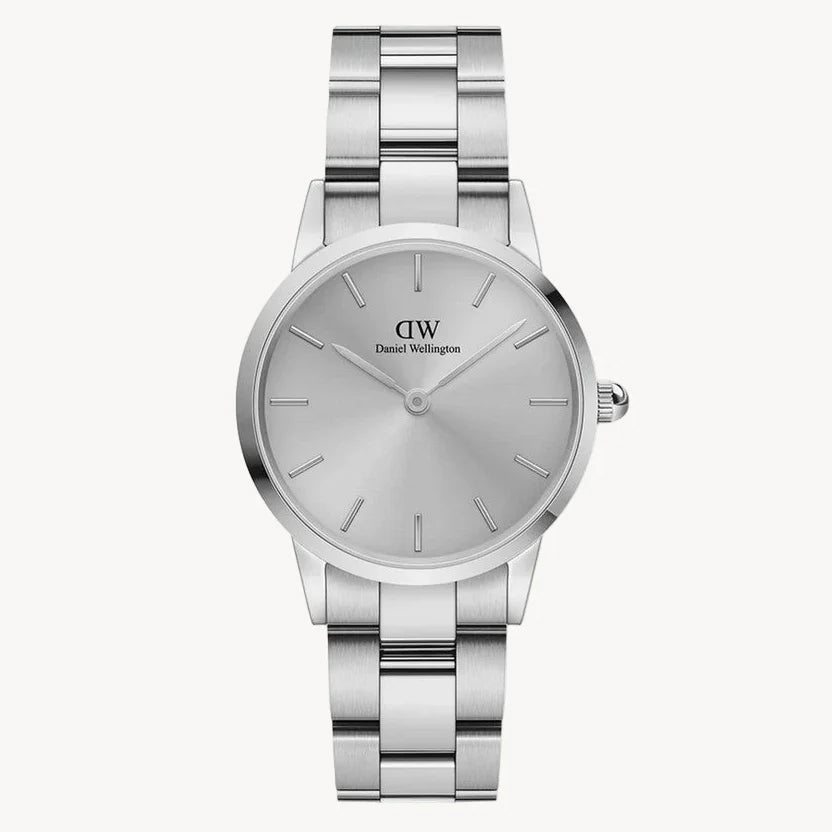 دانيال ويلينغتون DW00100402 Iconic Link Unitone Silver