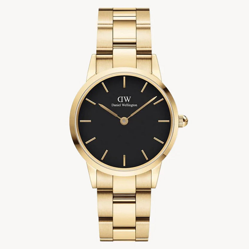 دانيال ويلينغتون DW00100566 Iconic Link Black Gold