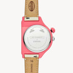 Fossil Ekw1005 Eley Kishimoto Pink White Leather