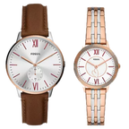 Fossil ES5176 SET Addison Three-Hand Two-Tone Stainless Steel Watch