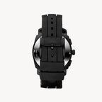 ساعة فوسيل FS4487LE كرونوغراف آلية من السيليكون الأسود